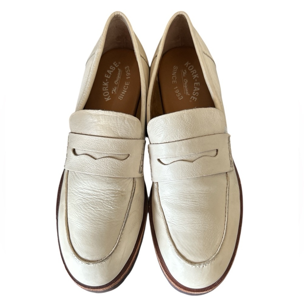 Kork-Ease Leather Penny Loafers Lug Sole Style “Carlisle” Women’s Size 9 - Picture 6 of 14
